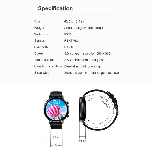 smartwatch dt96