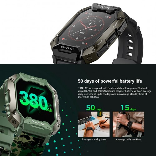 smartwatch kospet tank m1