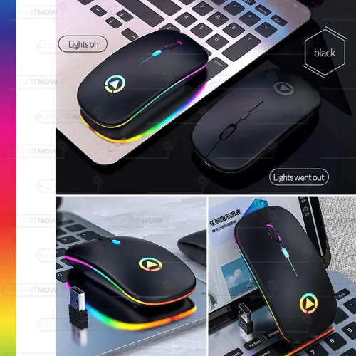 ασύρματο, επαναφορτιζόμενο ποντίκι, Aoke ασύρματο, επαναφορτιζόμενο ποντίκι