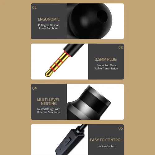 ενσύρματα ακουστικα kj907, Koniycoi ενσύρματα ακουστικα kj907