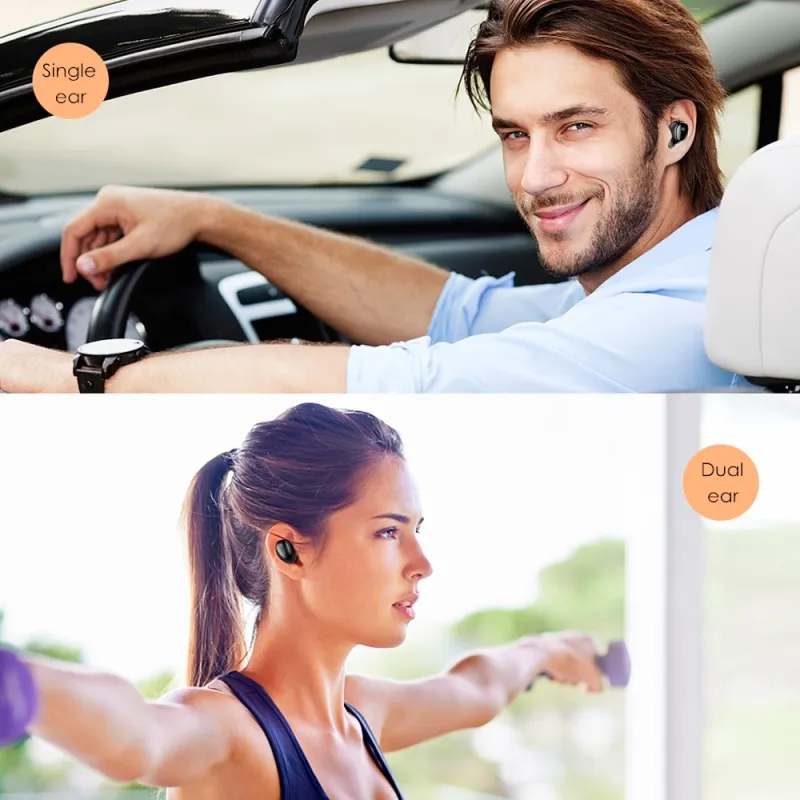 ζεύγος bluetooth ακουστικών tw5