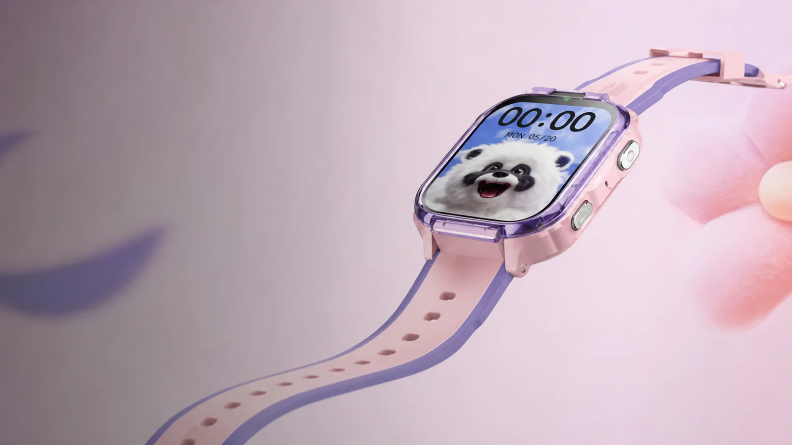 Παιδικό smartwatch σε ροζ και μωβ αποχρώσεις